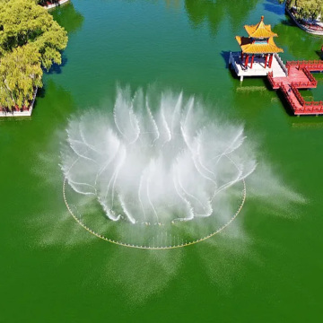 Grande fonte flutuante para lagos e lagoas