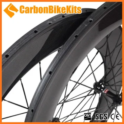 CW88T carbon fiber race wheels bike wheels 700c for 88mm carbon bike tubular wheels Carbon fiber bike wheels