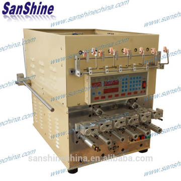 (SS966T) 6 spindles automatic fine wire winding machine with wire skeiner(twister)