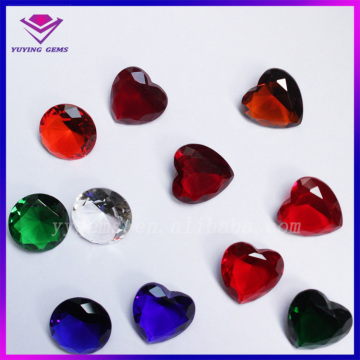 Cheap Price Various Colors and Shapes Crystal Glass Decorative Gemstone