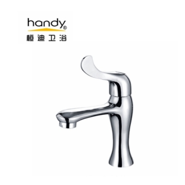 Kuningan Chrome Single Lever Single Cold Pillar Taps