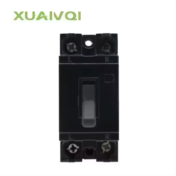 XUANQI NT50-32 1.5kA AC 110VAC/220VAC 2 Poles MCB RCBO Black Safety Air Circuit Breaker