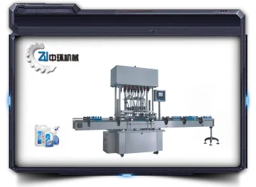 double-row straight line anticorrosive filling machine