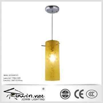 China manufacturer Glass Hotel Decorative Yellow Glass Lamp