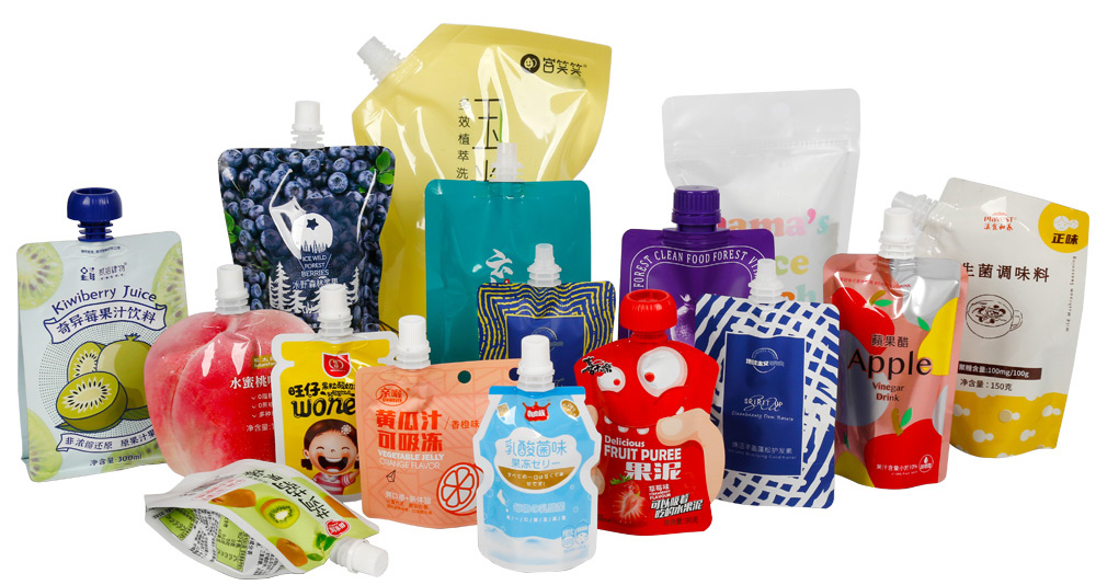 spout stand up pouch bags