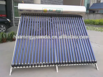 Hot sell Stainless steel Vacuum Tube Pressure Solar Water Heater With heat pipe collector
