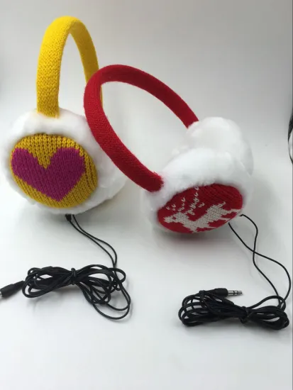 New Plush Music Earmuff Soft Winter Ear Warmer Headphone For Mobile phone