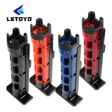 Portable LETOYO Fishing Rod Placement Tube BM250 - 231g, 28.3*10*3.5cm Rod Holder for MEIHO Tray Tackle