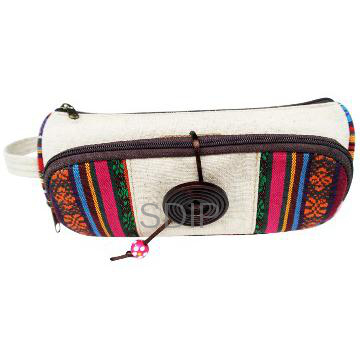SDIP National style Pencil Case linen cotton Africa style pencil bag @