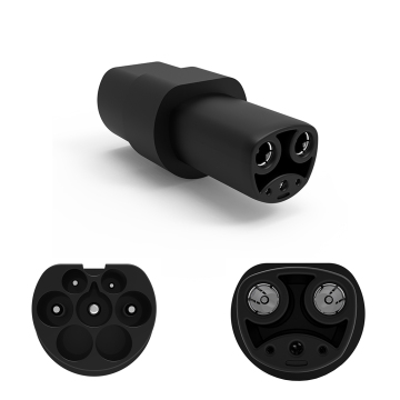 EV Charger Adapter 16A to 40A Type2 to Tesla AC for Electric Vehicle Electric Car Charging Gun Connector EVSE Conversion Socket