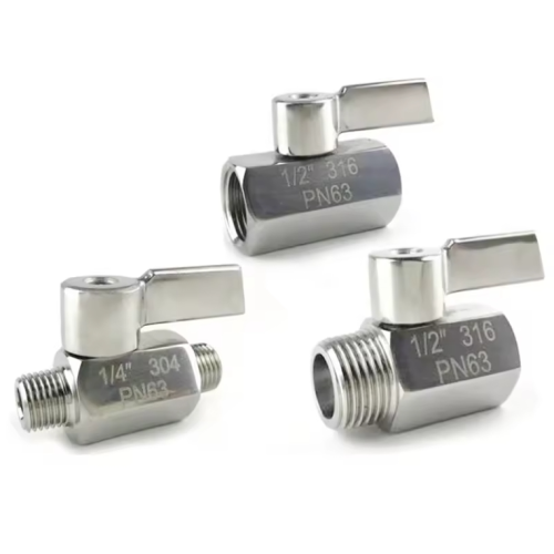 Stainless Steel 304 Sanitary Handle Mini Ball Valve