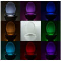 Smart Bathroom Toilet Nightlight LED Induction Activated On/Off Seat Sensor Lamp 8 multicolour Creative Toilet lamp Hot Sale