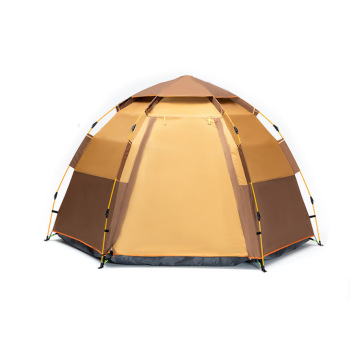 Custom  Automatic Inflatable Tent 3-4 Person Folding Camping Tent Outdoor Waterproof
