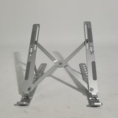Adjustable 7-Angle Foldable Silvery Laptop Stand