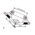 Stainless Steel Glass Connecting Rod