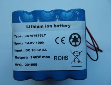 low temperature li-ion 18650 battery pack 14.8v 10ah