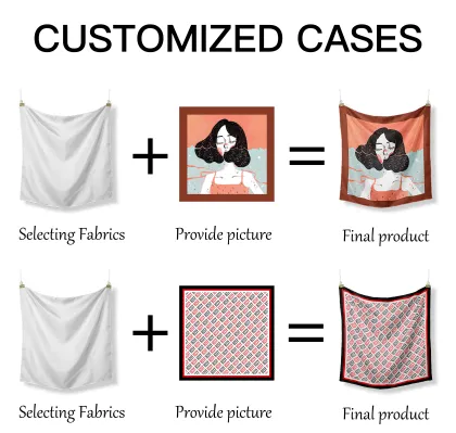 High-End Custom Silk Scarves