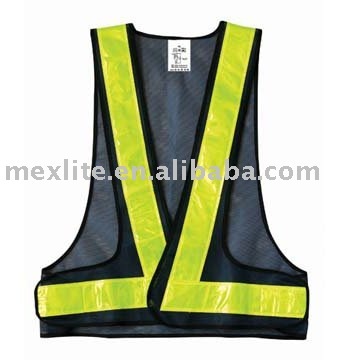 Mesh safety vest
