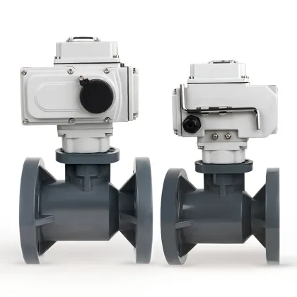 UPVC Ball Valve with Electric Actuator