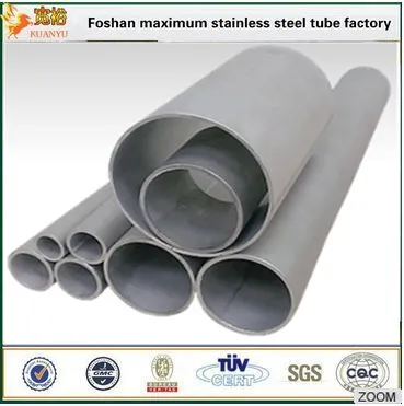 Schedule30 ASTM A312 welded inox TP304l stainless steel tube suppliers