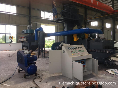 Higher Productive Capacity Multi-Functional Tile Terrazzo Brick Surface Treatment Shot Blaster