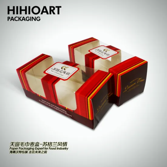 Scoland Charm Packaging Box for Swiss Roll Cake