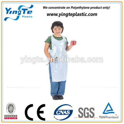 disposable plastic pe apron for adults/children