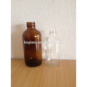 240ml boston glass bottle with amber colour for drinking application