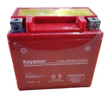 China berkualiti tinggi berkualiti tinggi 12ah ytx5l-bs bateri motosikal lithium