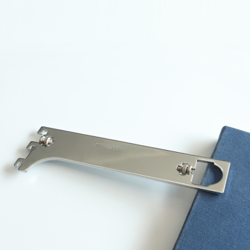 Braket rak pemegang tabung square tabung square rust logam chrome