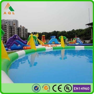 Amusement park game inflatable pool rental/ large inflatable swimming pool