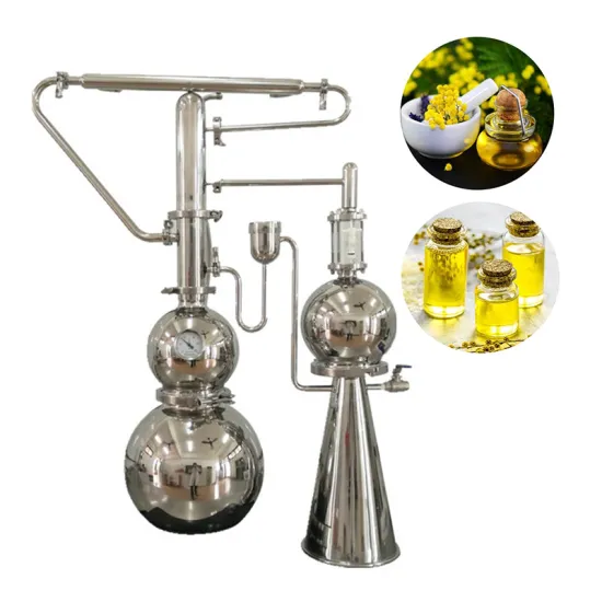 Stainless Steel Patchouli Essential Oil Machine Destilation Essential Oil Extraction Equipment and Rosemary Oil Extract