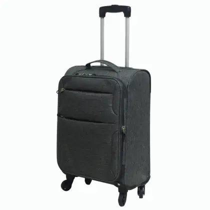 Snow flake soft luggage sets suitcases