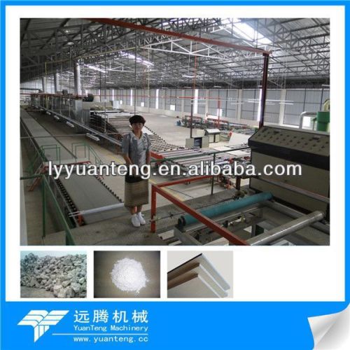 new designed gypsum board forming line