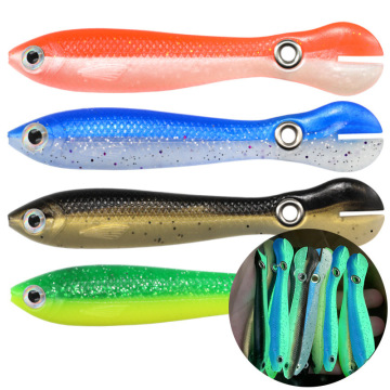 Wholesale 10cm 6g Soft Plastic Fluke Fishing Bait Lure for Saltwater