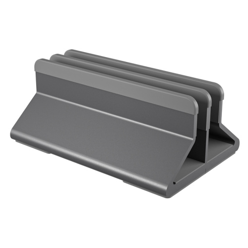 Support vertical pour ordinateur portable, support de bureau en aluminium pour MacBook