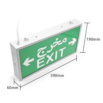 Energy Conservation LED Exit Signs with Environmentally Friendly Materials and Customizable Sizes