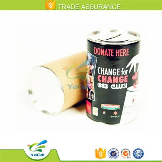 rolled edge paper tube cosmetics packaging for skincare baby powder