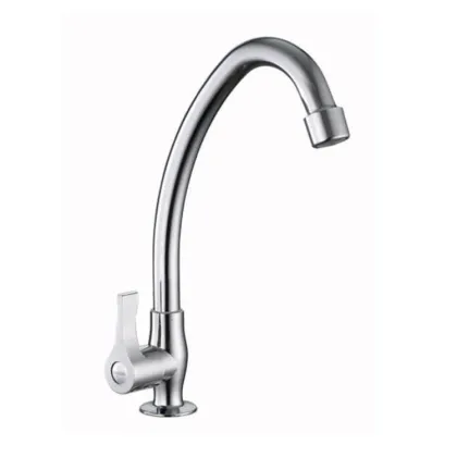 Customized brand chrome plated water faucet kitchen mixer