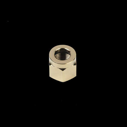 Brass Outlet connector by CNC