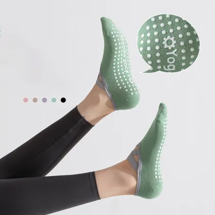 Fashion Anti-Slip Cotton Yoga Socks
