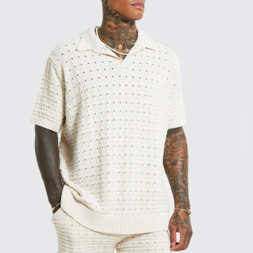 Camiseta informal de manga corta de cuello en V para hombres