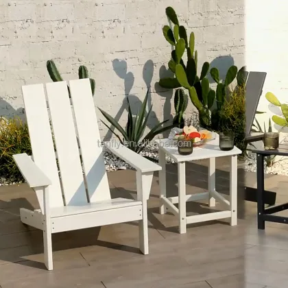 Waterproof HDPE Plastic Foldable Adirondack Chair