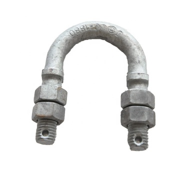 Hot Dip Galvanized U-Bolts με καρύδια