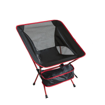 Portable Outdoor Aluminium Alloy Foldable Beach Fishing Chair with Oxford Bag