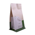 Foil Stamping Matte Finishes Kraft Paper Coffee Bag