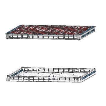 Molde de inyección Silkworm frame 2