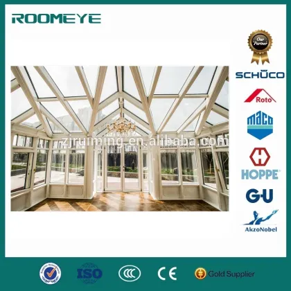 ROOMEYE Aluminium Clad Wood Glass House