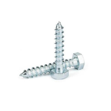 Zinc Plated Steel Lag Bolt Hex Head