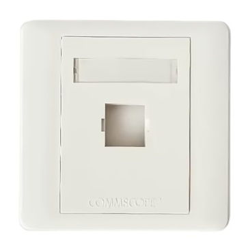 CommScope 1-Port-Netzwerk-Panel M10CF RJ45 mit Cat6-Sockel